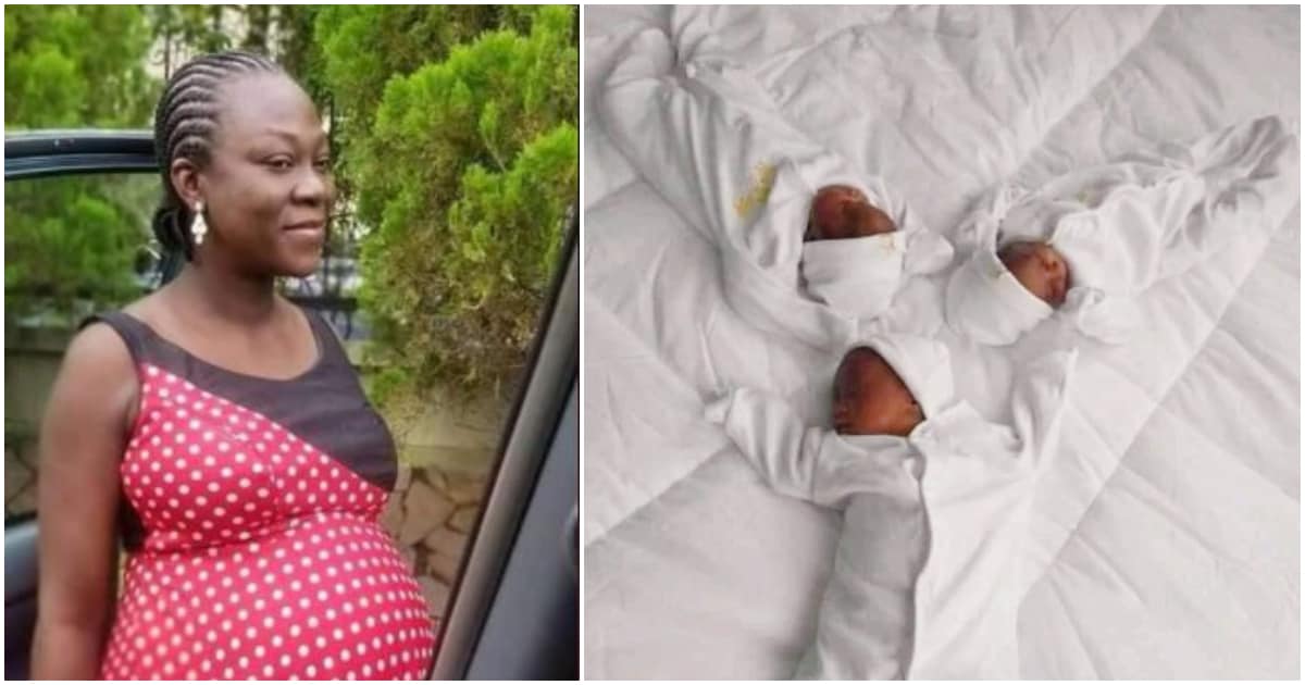 Woman finally welcomes triplets after 20 years of childlessness (photos)