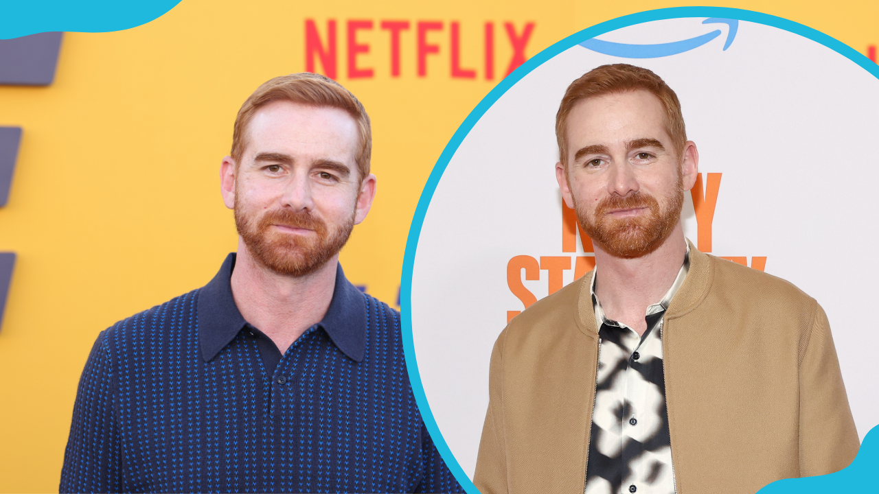Andrew Santino at the premiere of Netflix's "Me Time" (L) and (R) at the "Ricky Stanicky" New York Premiere.