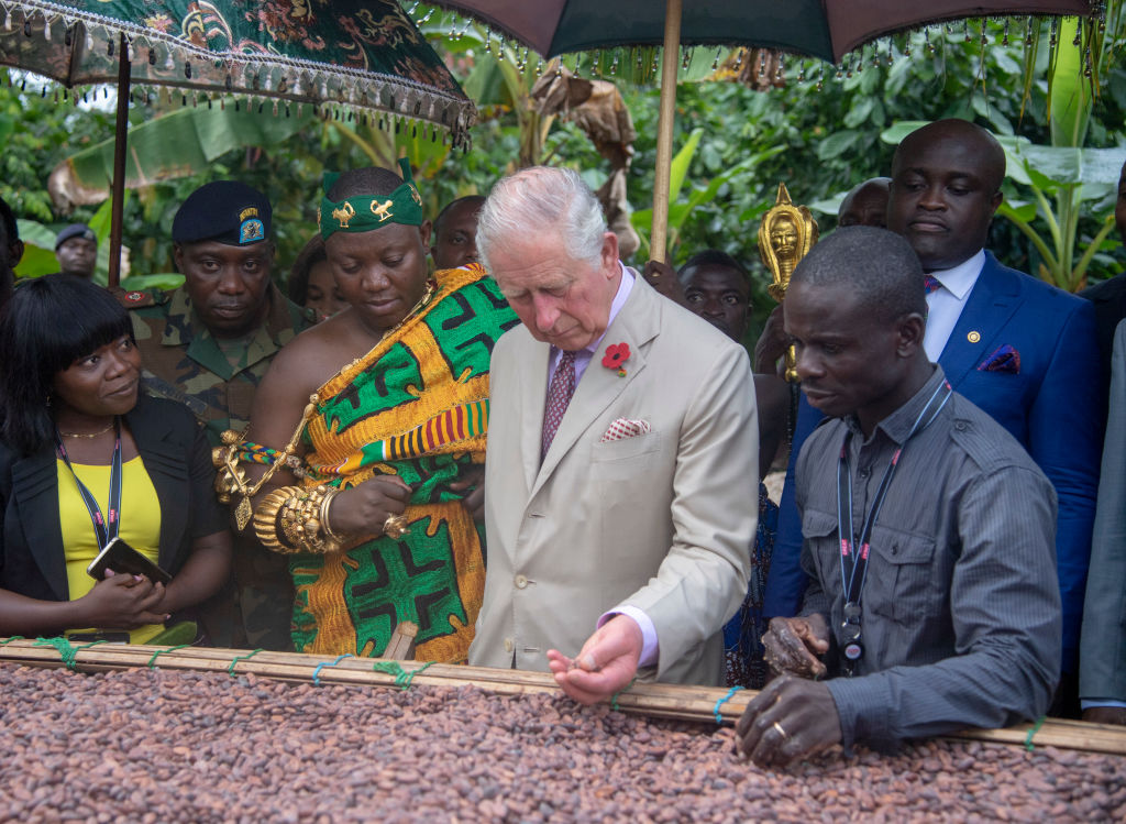 cocoa growing districts in Ghana