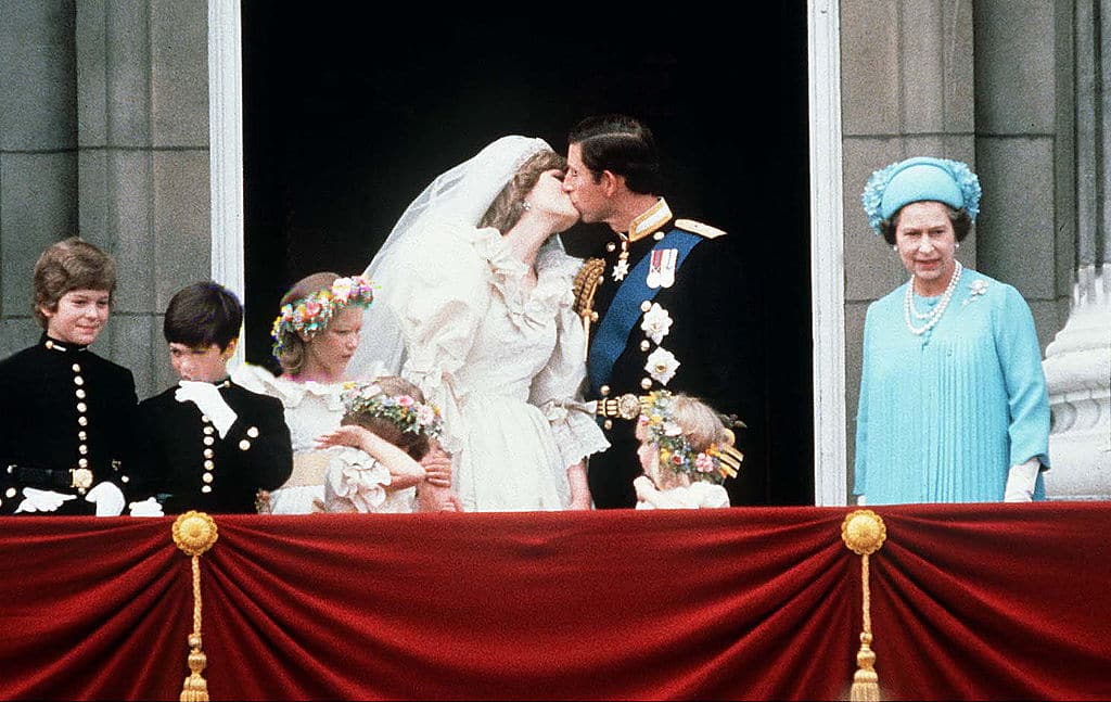 Photo from Princess Diana's wedding.