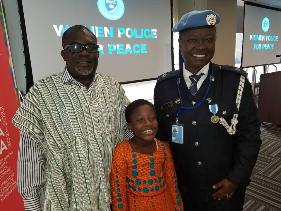 Ghanaian police officer wins UN female peacekeeping award