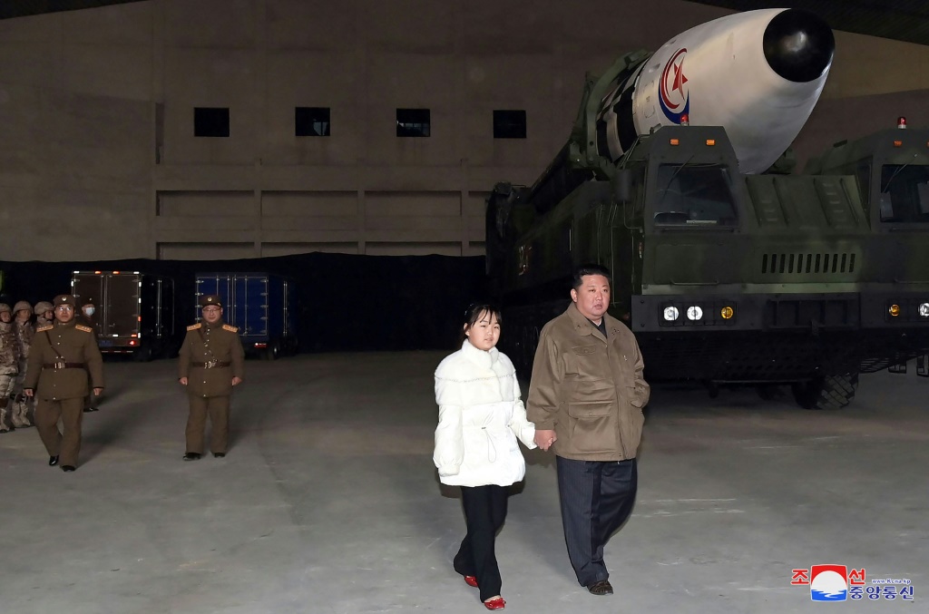 North Korean leader Kim Jong Un brought his daughter along while overseeing Pyongyang's latest launch of an ICBM