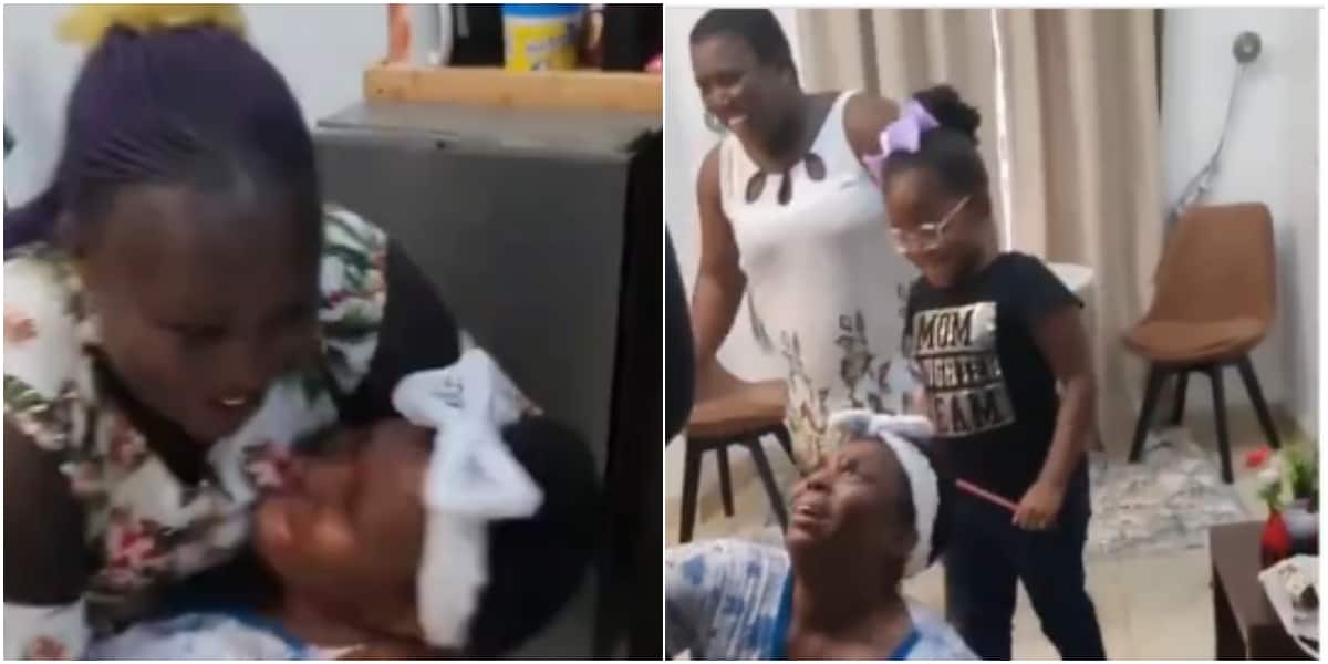 The Nigerian woman was so happy when her daughter arrived from the United States after ten years