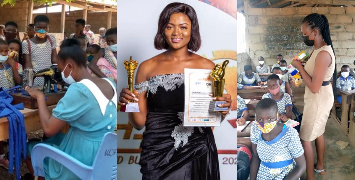 The Sewing Teacher, a young lady wins awards
