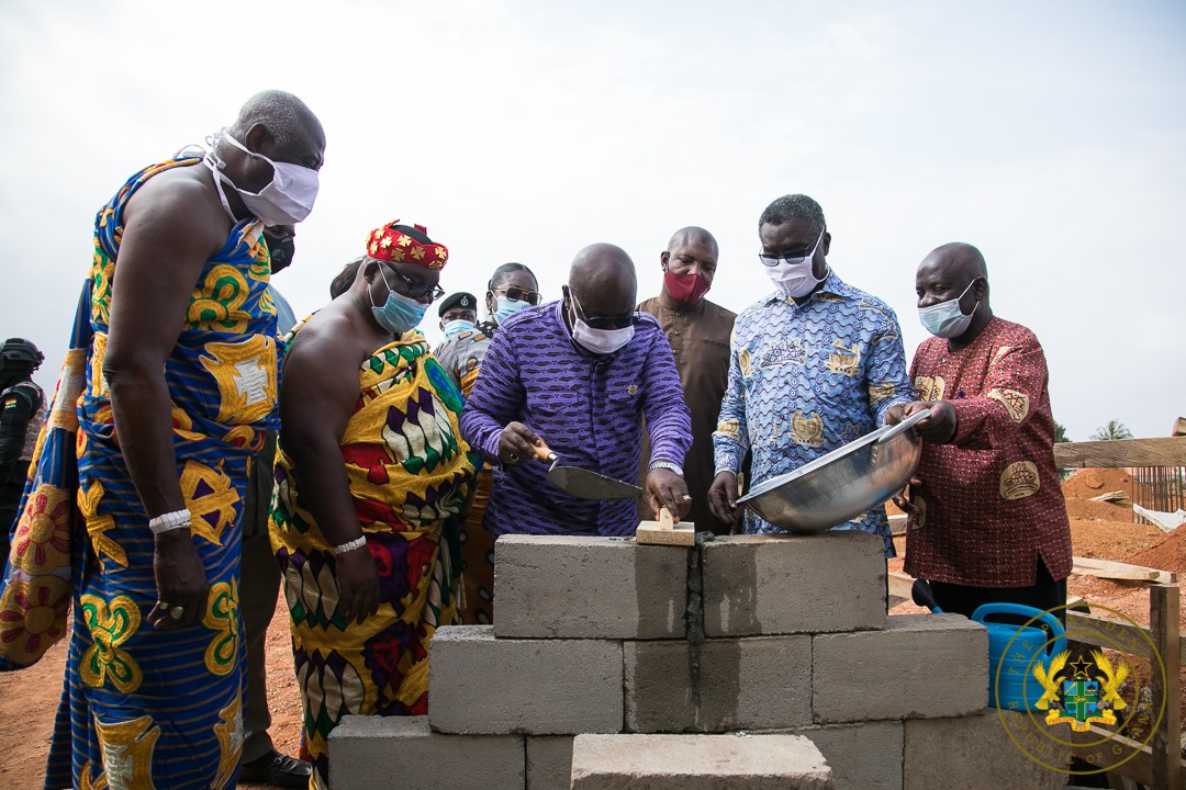 Nana Addo cuts sod for Ghana's first modern foundry and machine tooling centre