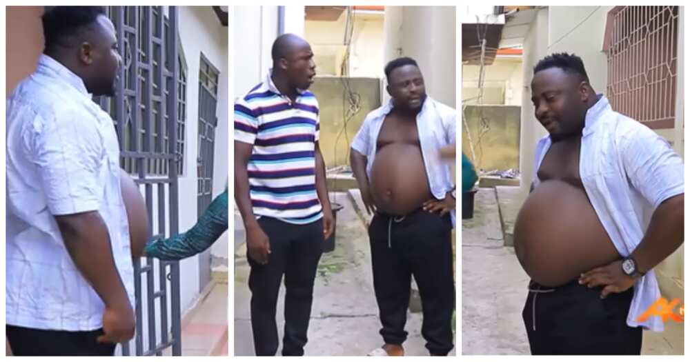 Dr Likee cracks ribs with new "pregnant" man in video