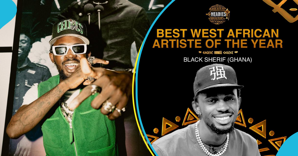 Black Sherif bags 2023 Best West African Artiste of the Year at The Headies, many congratulate him