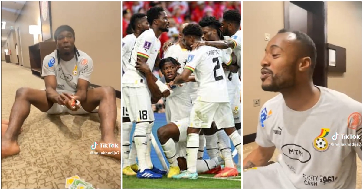 Ghana Vs Uruguay: Black Stars Players Release Stress Ahead Of Crucial Match; Play Cards In Video