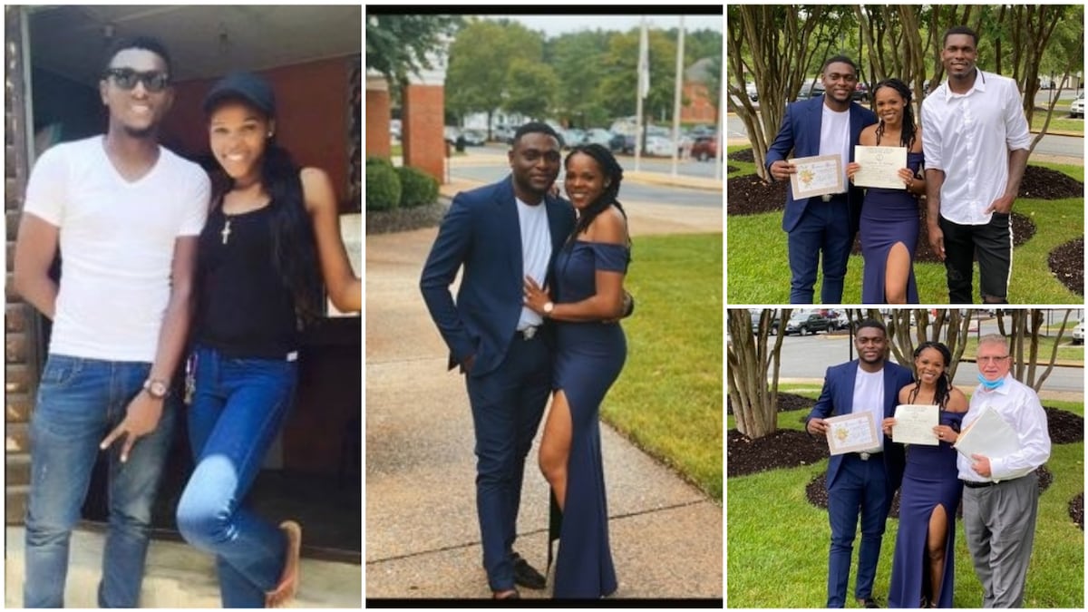 A collage showing the new couple. Photo source: Twitter/@iKingMillie