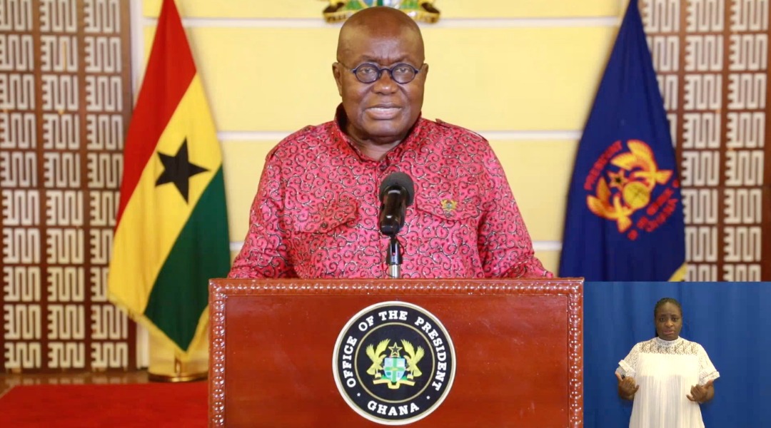 Nana Addo bans all public gatherings as Ghana's Covid-19 case gets worse