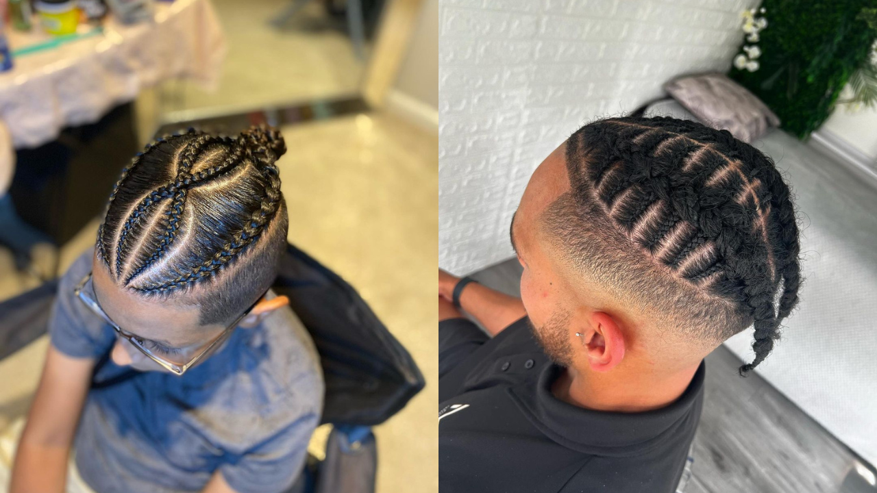 20 top Braids to The Back with Two Braids in Front ideas in 2024