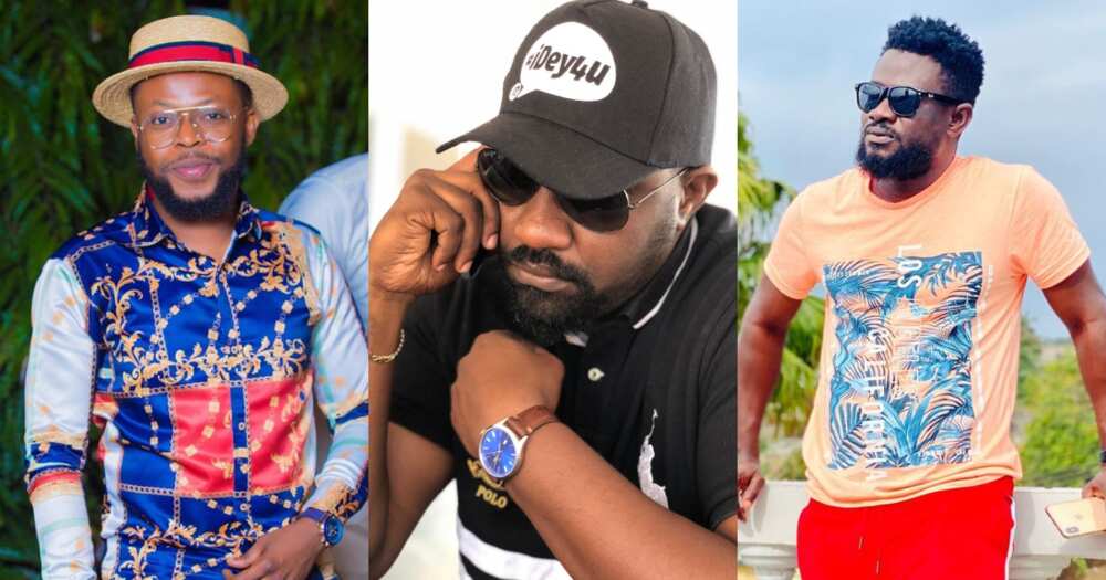 Actors Kalybos and Bismark the Joke hit the road to campaign for Akufo-Addo and the NPP (photo)