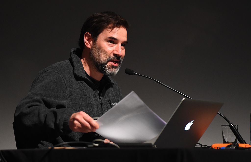 Comedian Adam Buxton of The Adam Buxton Podcast during a special 20th Anniversary Show