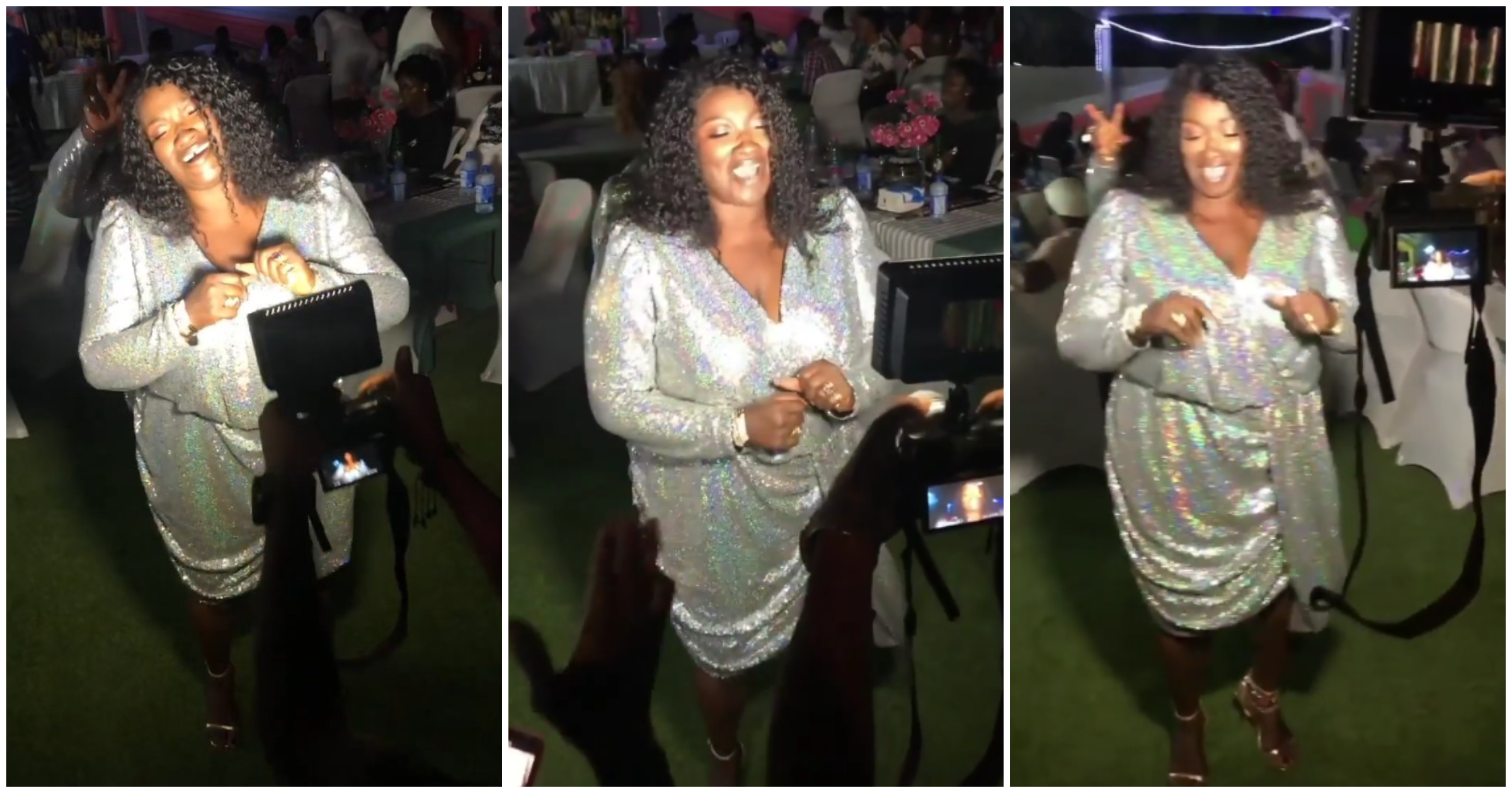 Ebony's mother stuns at daughter's '25th birthday' party as she shows off silky dance moves in high heels, video warms hearts