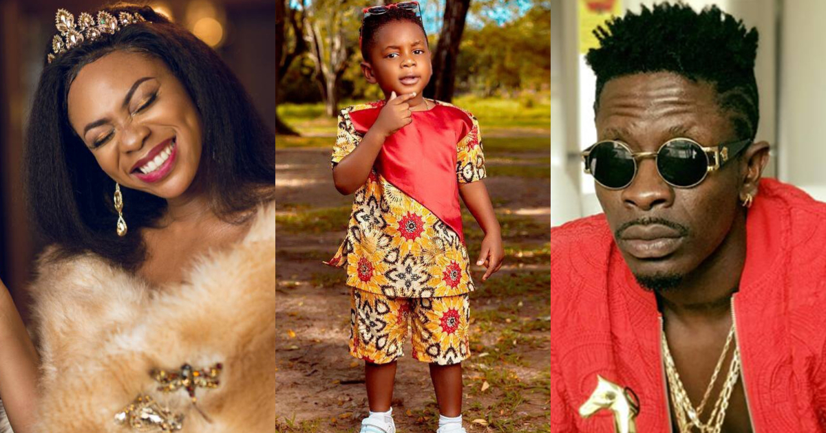 “His mad face like Shatta Wale” - Fans stunned over video of angry Majesty looking like father