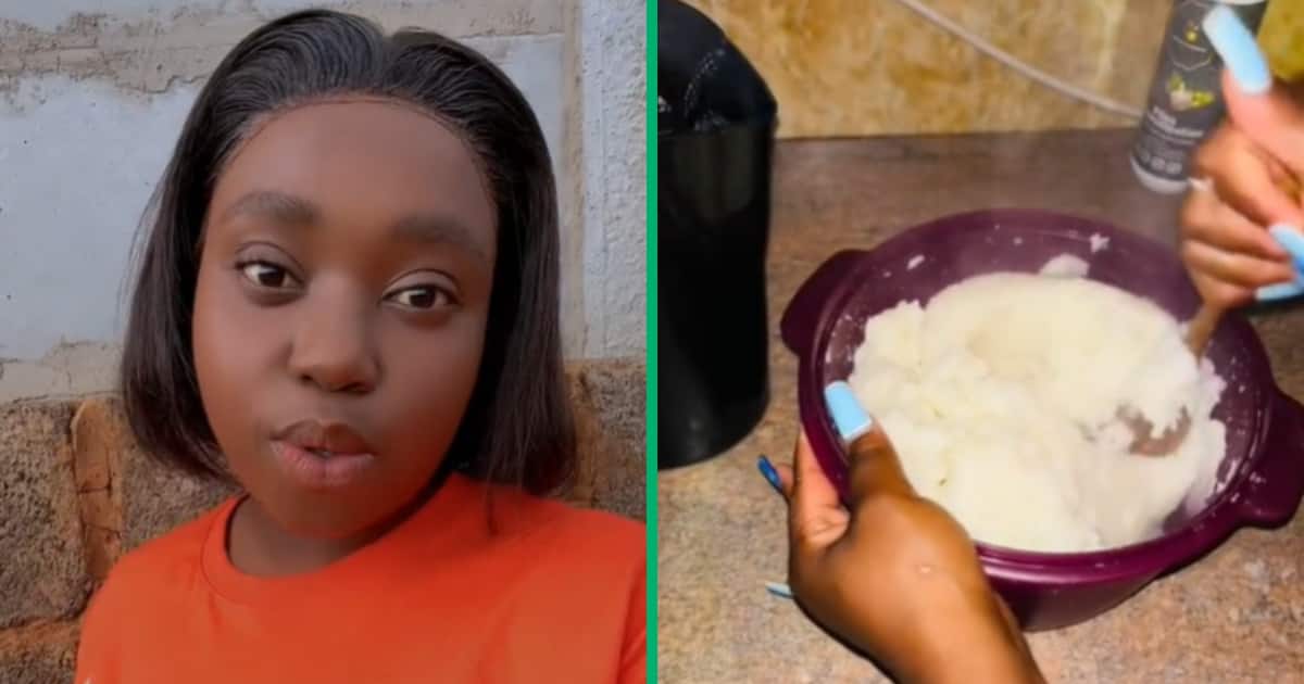 This woman felt no shame in the fact that she cooks pap in the microwave and Mzansi people had words