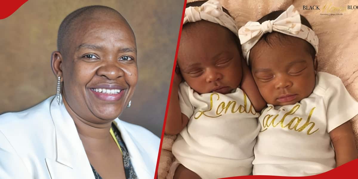 60-year-old HIV activist delivers twins, Shares Lovely Photos Of Babies: "Little Angels"