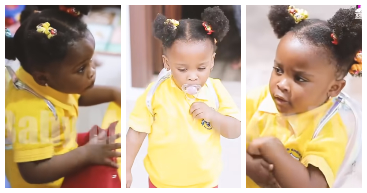 Baby Maxin: Nana Ama McBrown’s Daughter Starts School in new Video; Plays and Jumps Around
