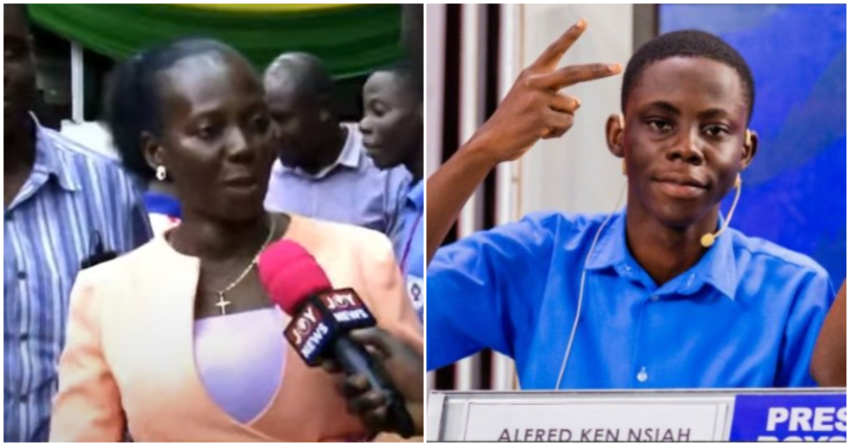 "It's a dream come true for my boy": Mother of PRESEC's NSMQ 2022 star Alfred Ken-Nsiah speaks after win (Video)