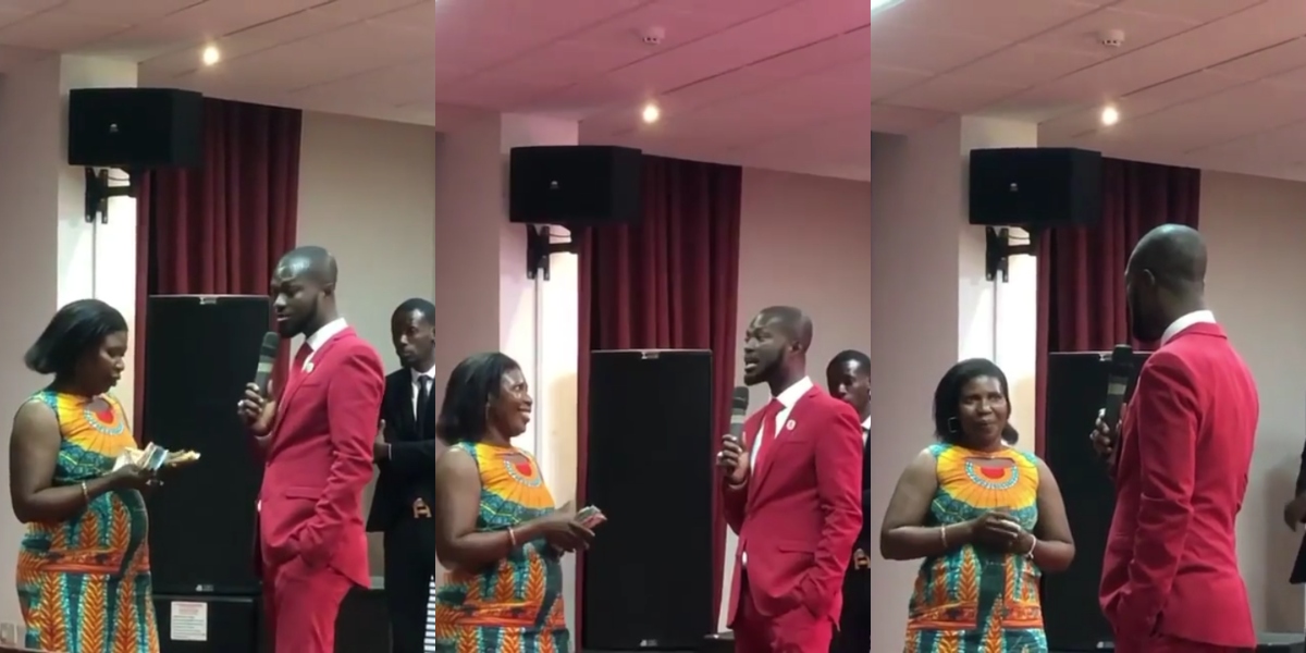 Ghanaian pastor gifts day's offertory to church member to start a business (video)