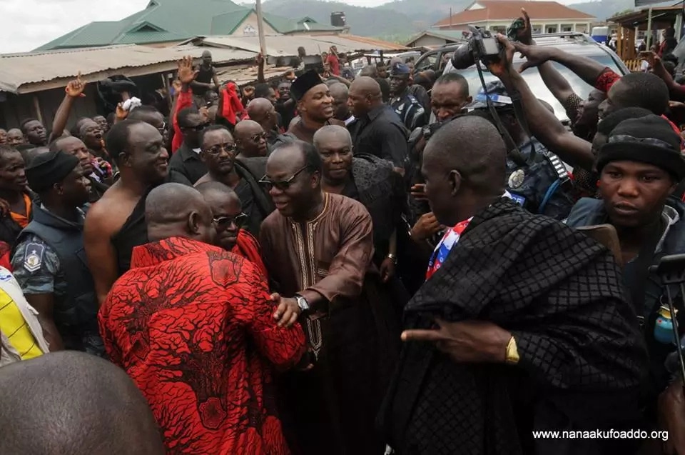 Akufo-Addo attends funeral of late Odeneho Gyapong Ababio II