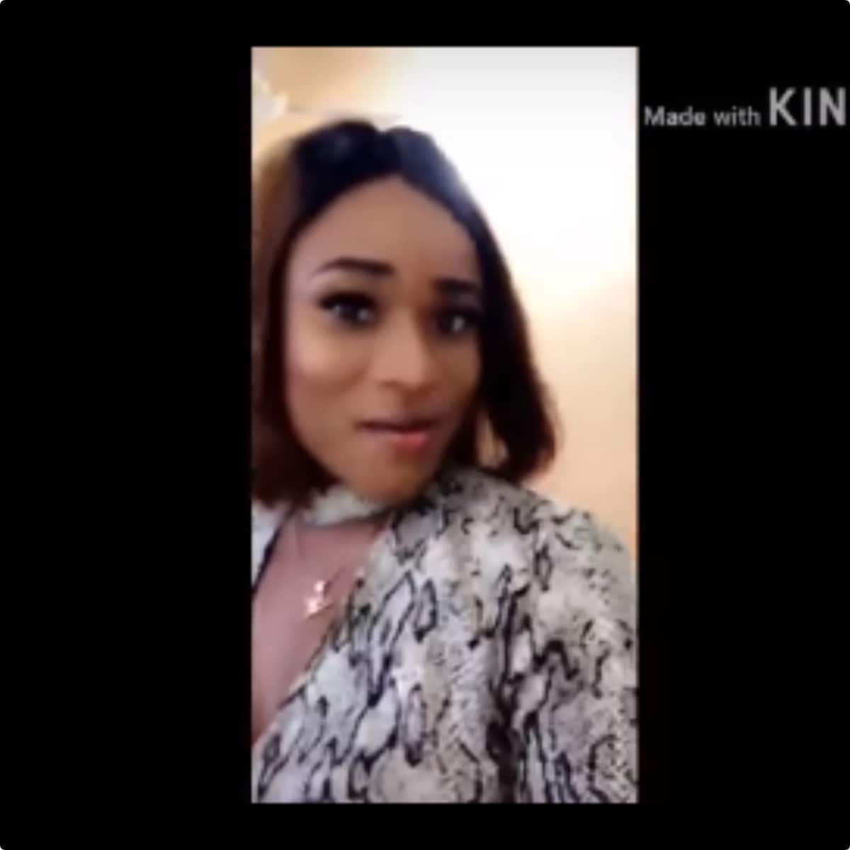 Christabel Ekeh spotted in another latest video in uncompromising position with a man?