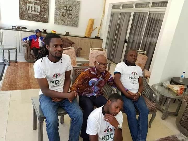 George Ayisi-Boateng takes photo with NDC members, potentially aggravates situation