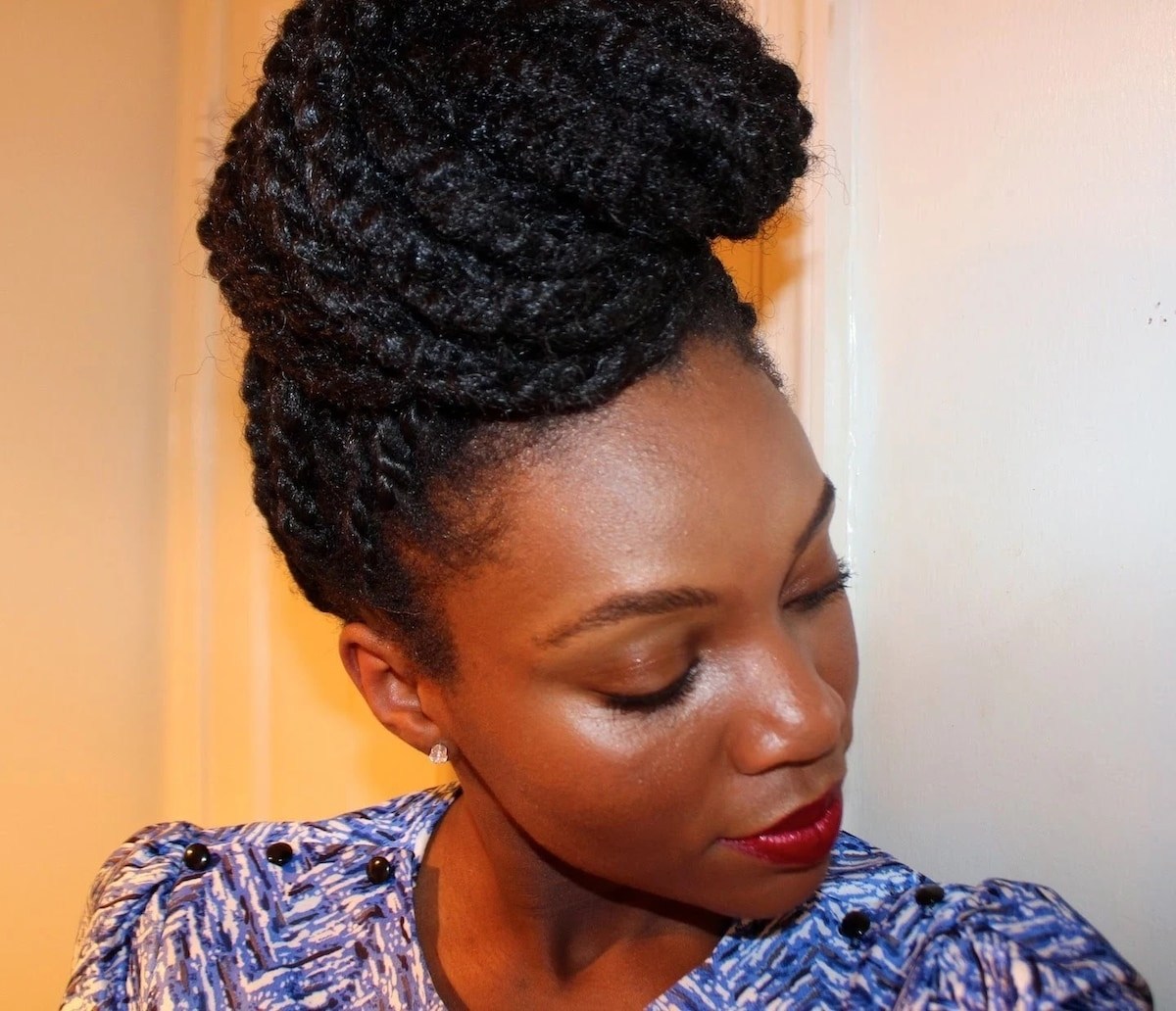 Ghana braids: tutorial, designs to the side, ponytail, for kids 