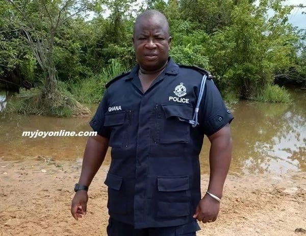 The Agogo Police Commander ASP Azugu who has been fired