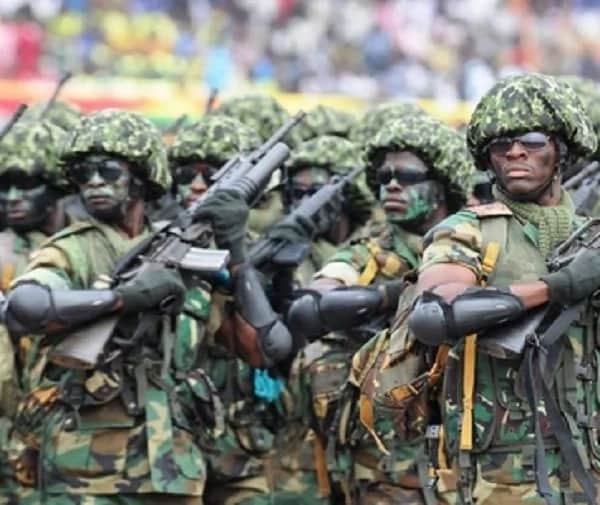 Military officers prepare against possible terrorist attack on Ghana