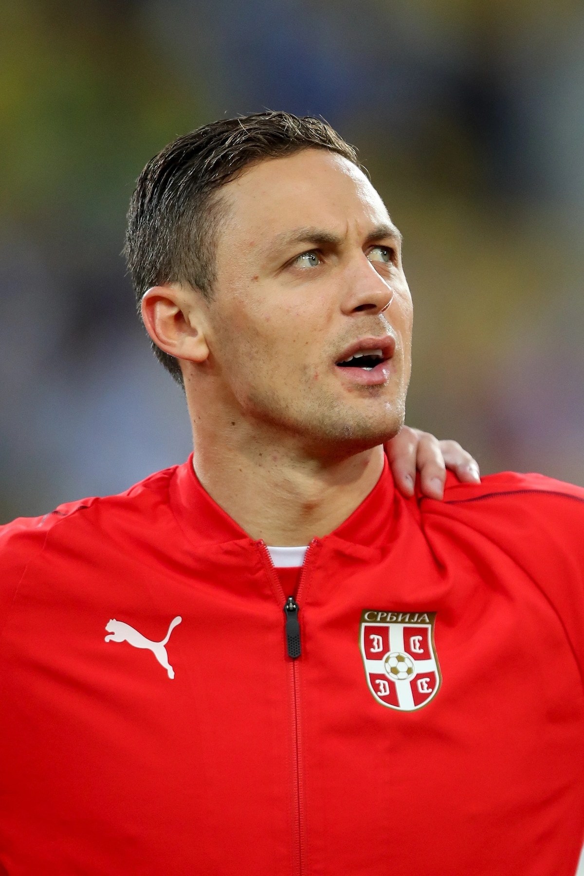 Matic gives surprise gift to his new United teammate Fred as Serbia loses to Brazil