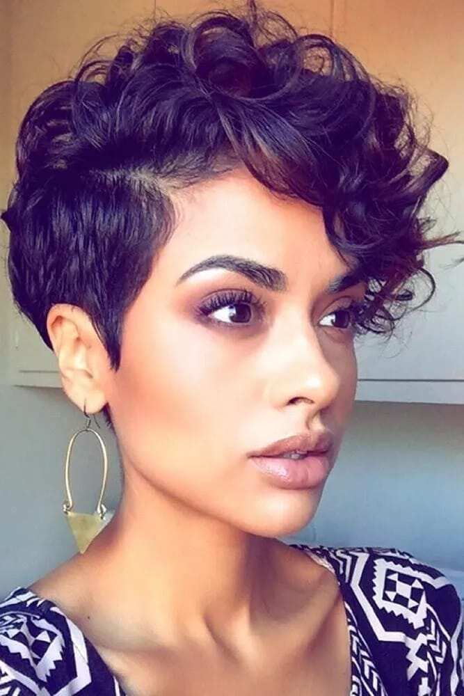 The Best Short, Curly Black Hairstyle Idea You Will See This Summer