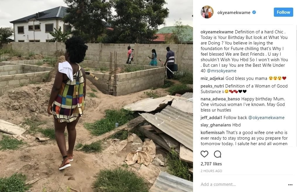 Okyeame Kwame celebrates wife on her birthday