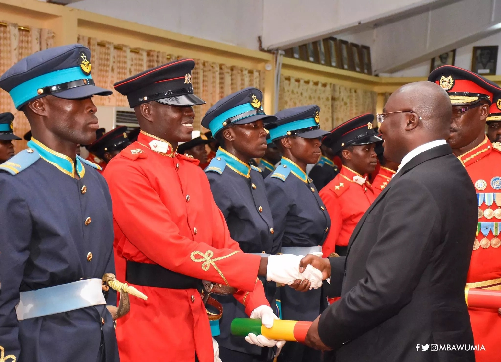 Vice Prez Bawumia attends military cadet graduation