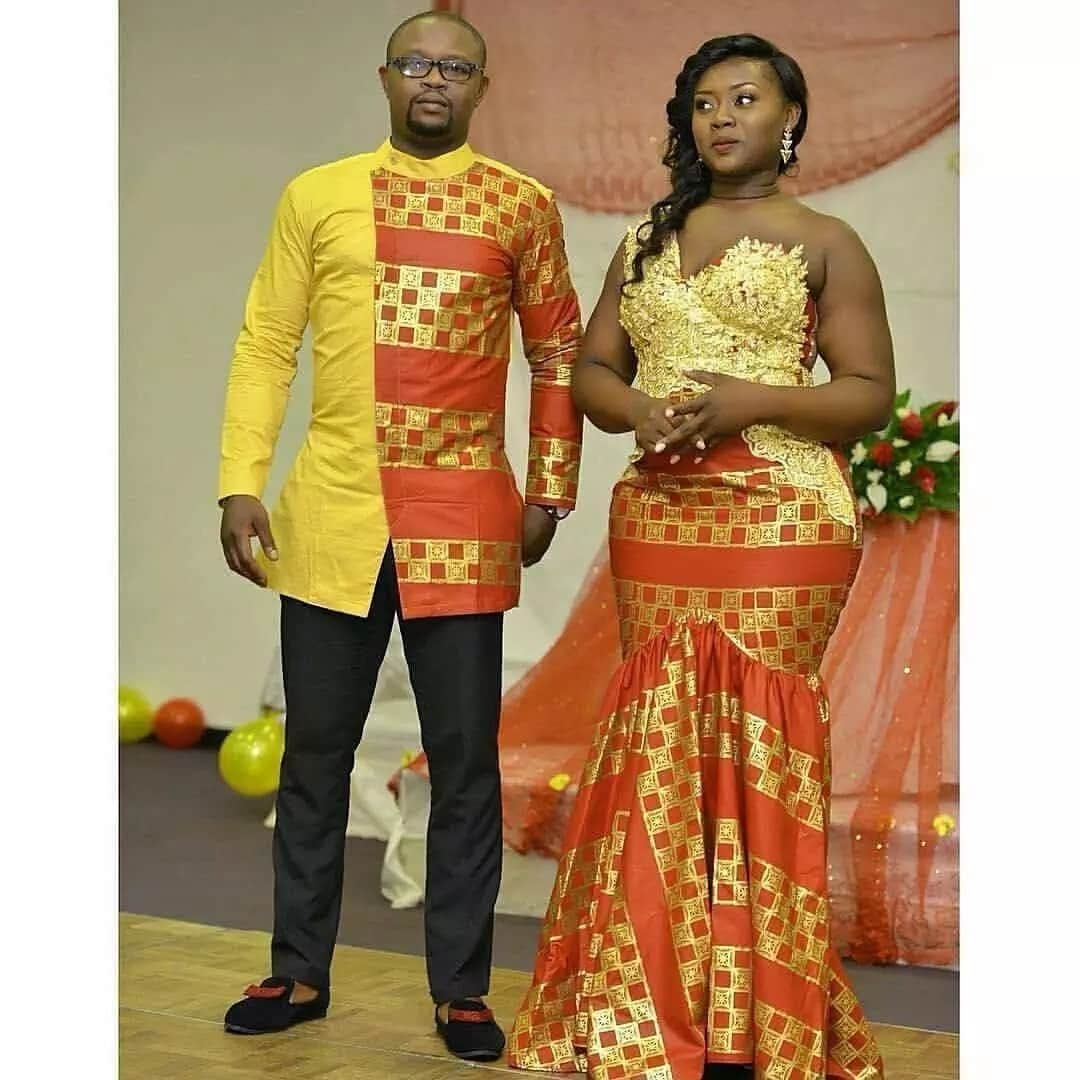 african print styles for couples, african print styles, couples african wear