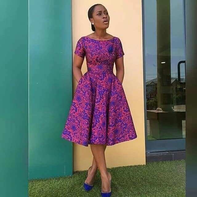 Ankara short dresses styles in Ghana