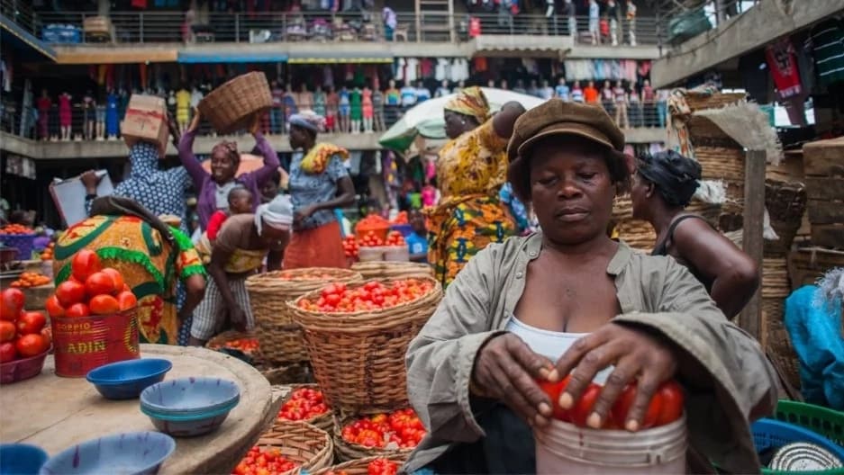 The increasing rate of Ghana's goods and services has jumped to a record 54.1 percent