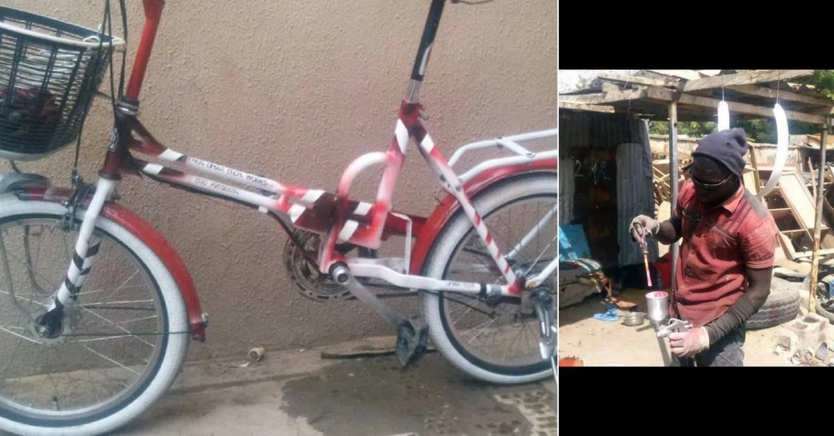 This Nigerian man manufactures beautiful bicycles (photos)