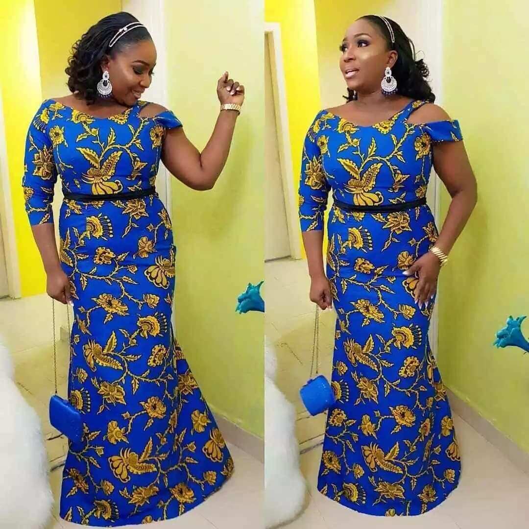 71 Beautiful Simple Ankara Gown Styles For 2024 | ThriveNaija | Simple ankara  gown styles, Simple ankara gowns, Ankara gown styles