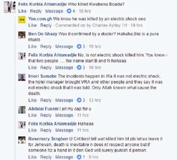 Who killed Kwabena Boadu? Ghanaians are worried, hungrily searching for answers