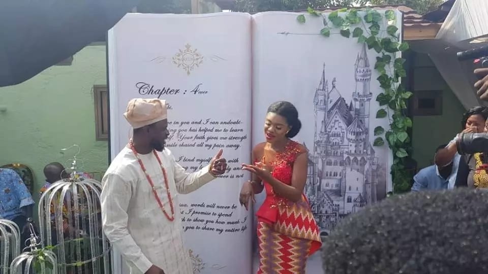 First photos and video from Becca's wedding ceremony