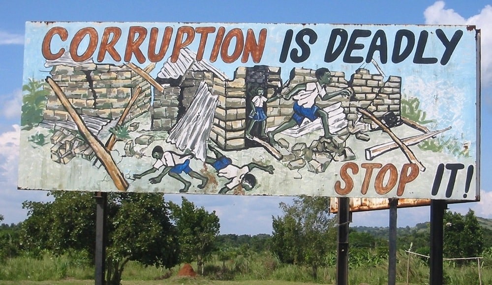 types of corruption, types and causes of corruption
