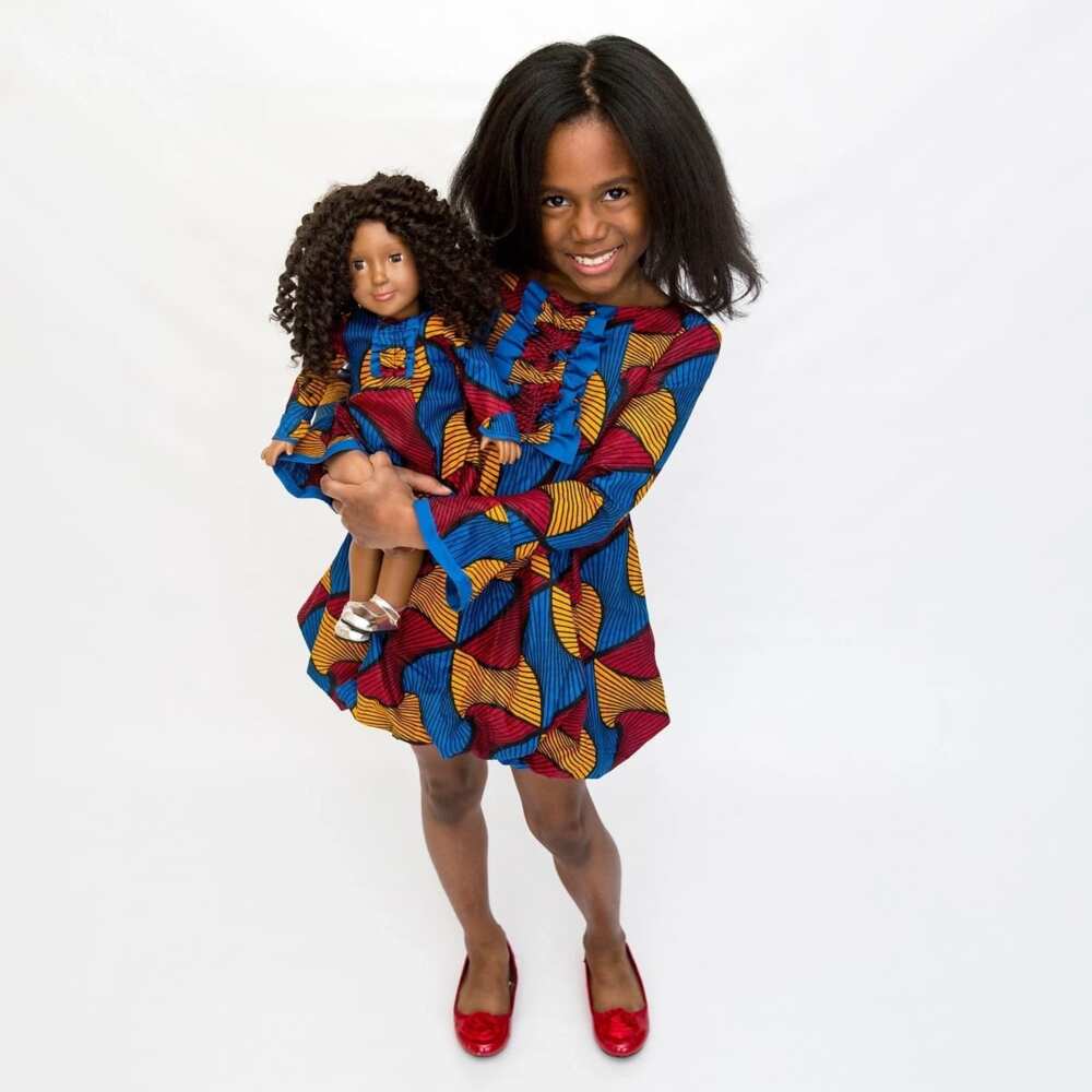 African print flower girl dresses