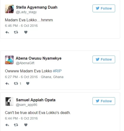 Eva Lokko's death stuns Ghanaians