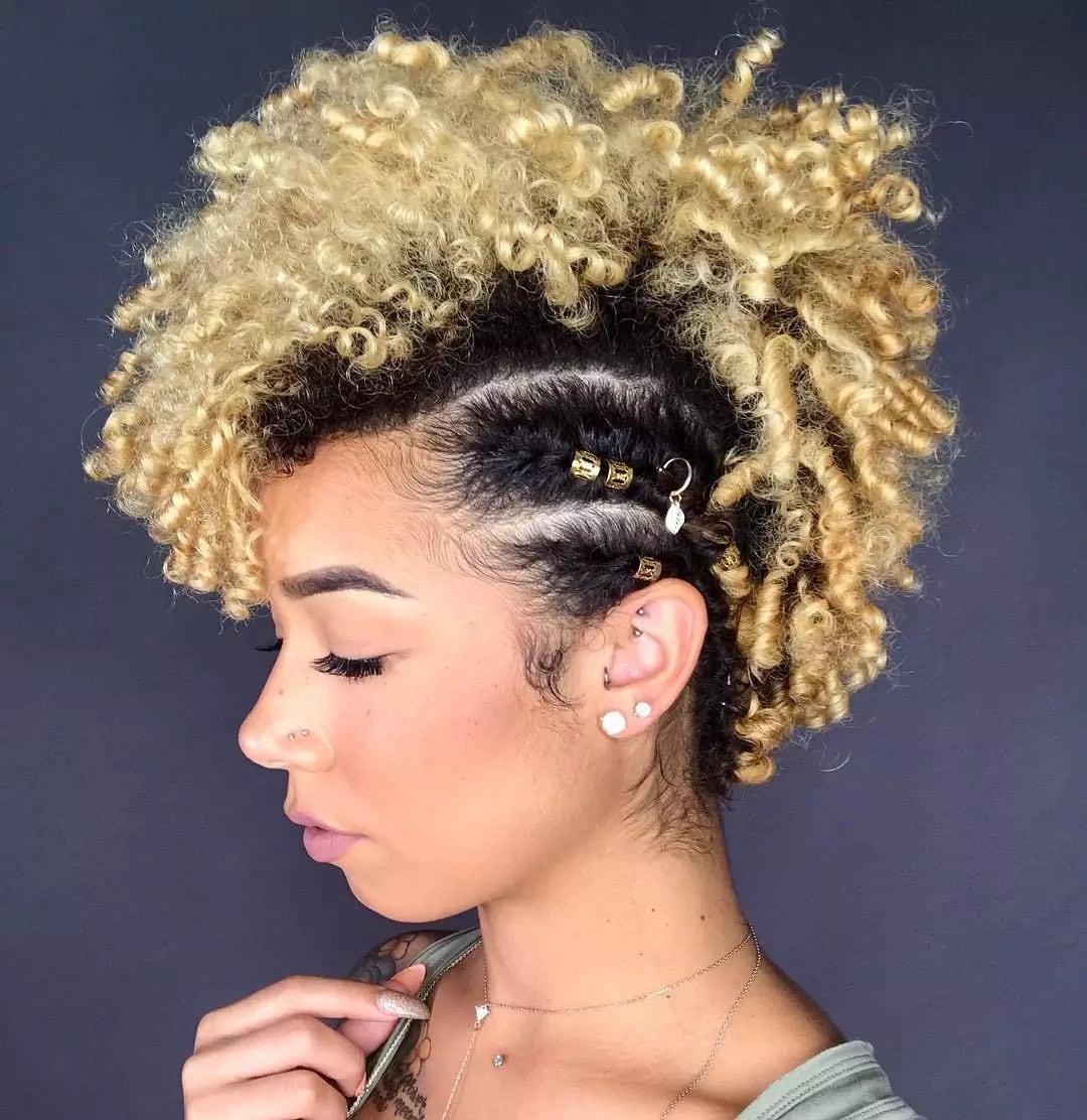 Rubber band natural hairstyle | Hair ponytail styles, Curly hair styles, Natural  hair styles