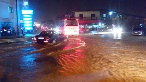 Four hours of rain floods Takoradi