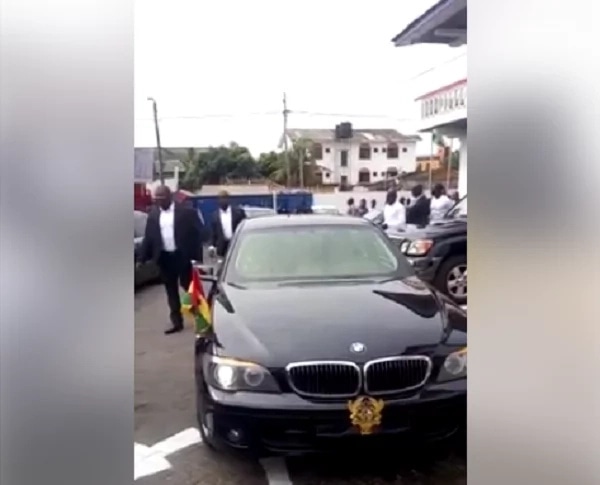 Photos: Akufo-Addo's official BMW car