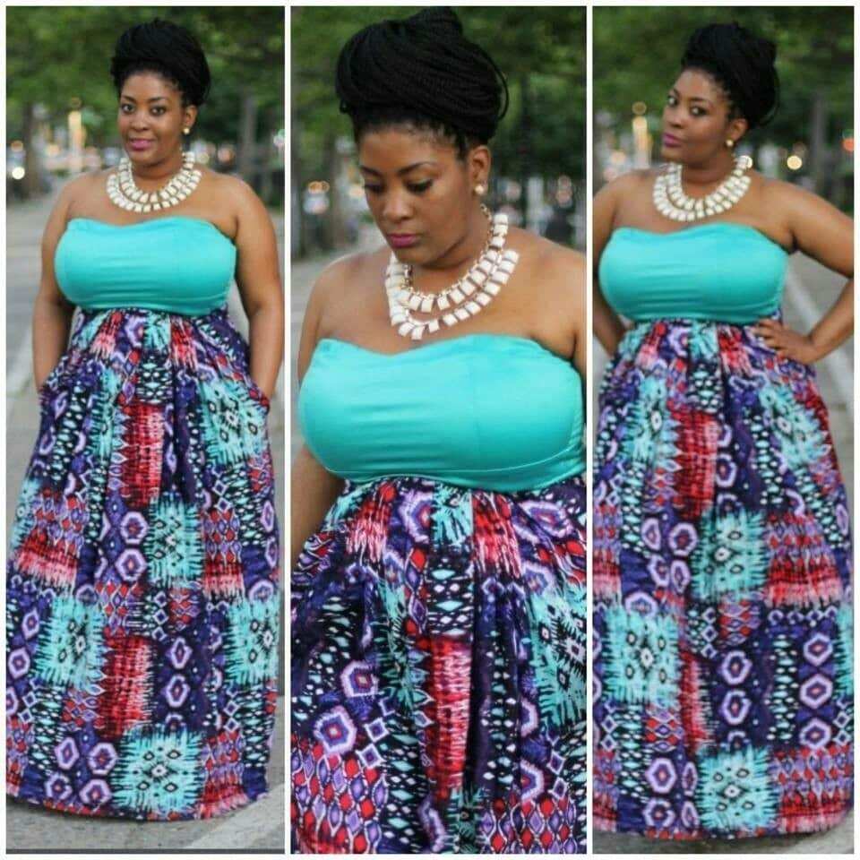 African print maxi dress styles