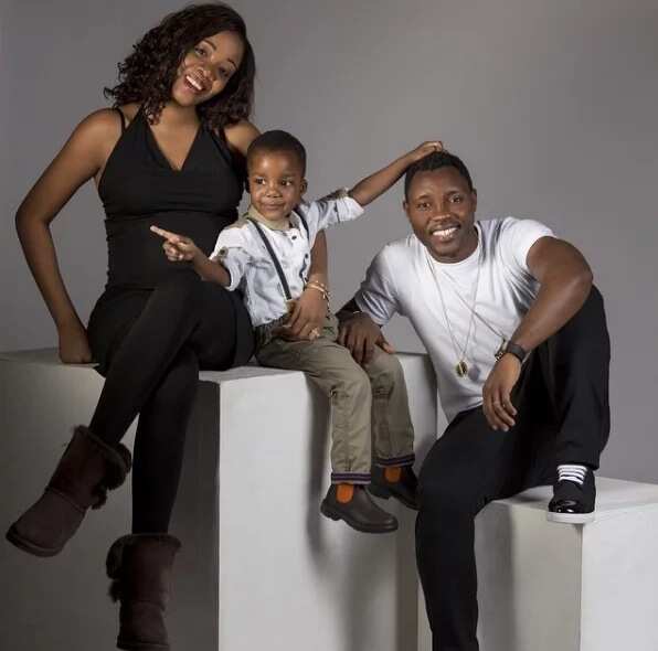 Photos: Meet the wife and children of Kwadwo Asamoah