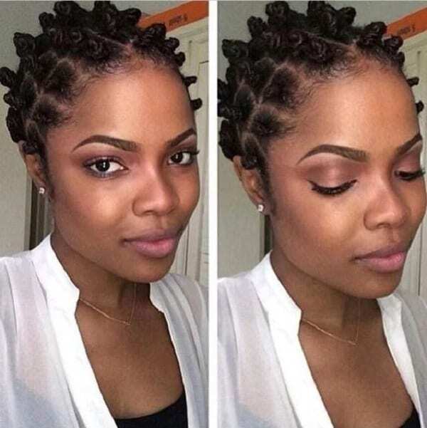Easy African styles for short natural hair